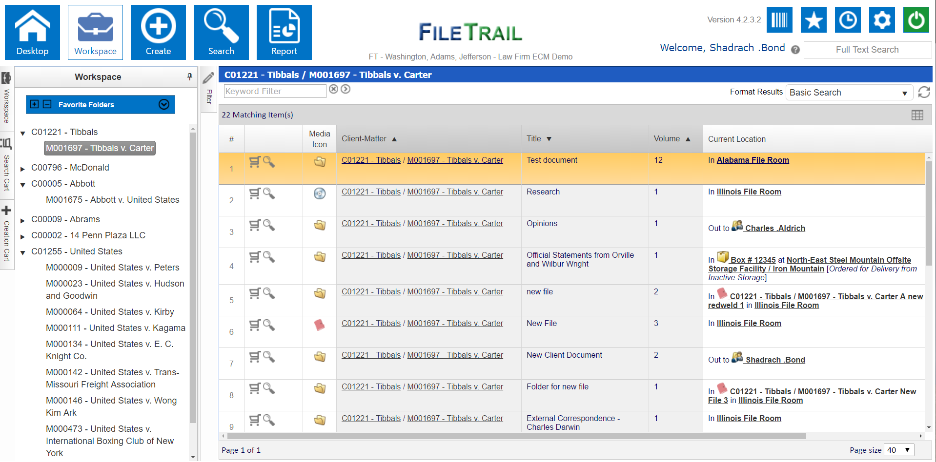 FileTrail records management system