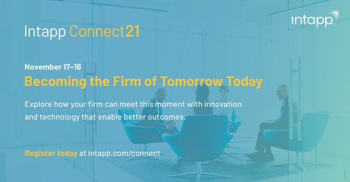 Intapp Connect21 – Becoming the Firm of Tomorrow Virtual Event
