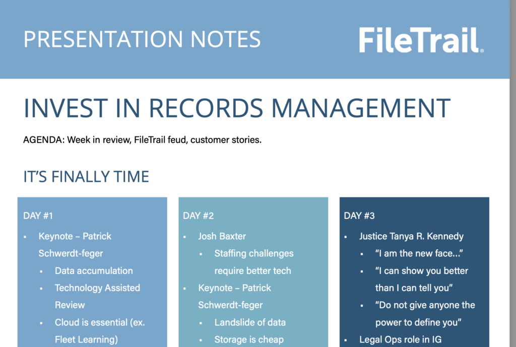 invest in records management
